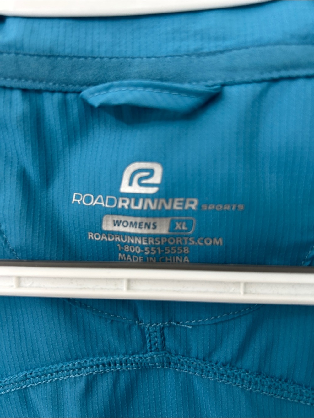 Women’s Lightweight Teal Zip-Front Jacket - Picture 5 of 5